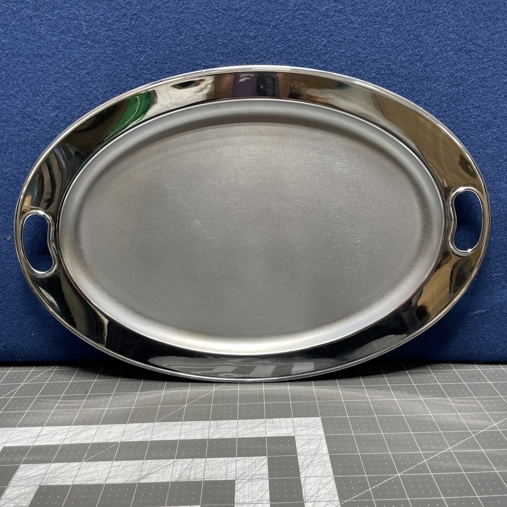 Royal Rochester 22548 Silver Oval Plate Serving‎ Tray